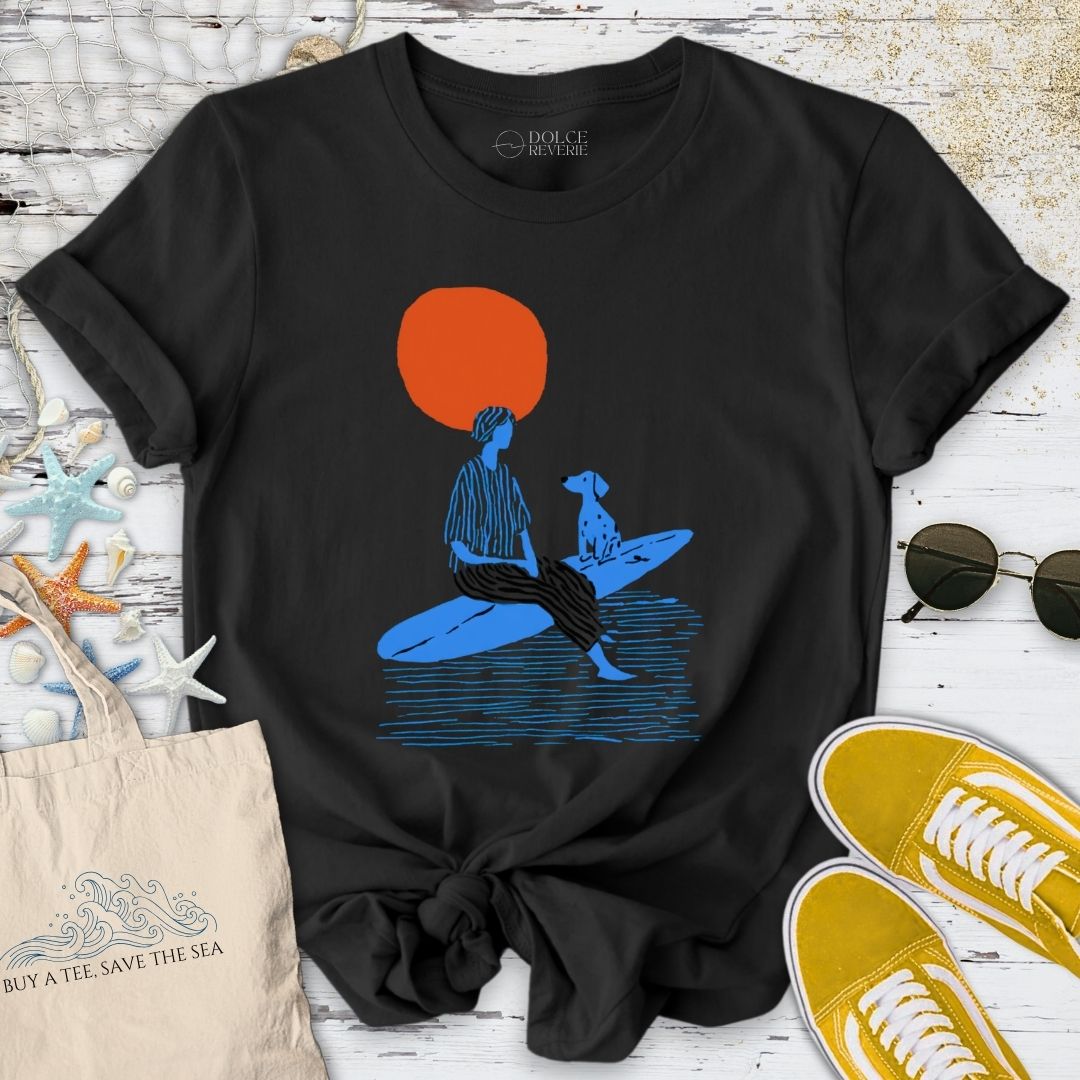 Surf & My Dog T-Shirt