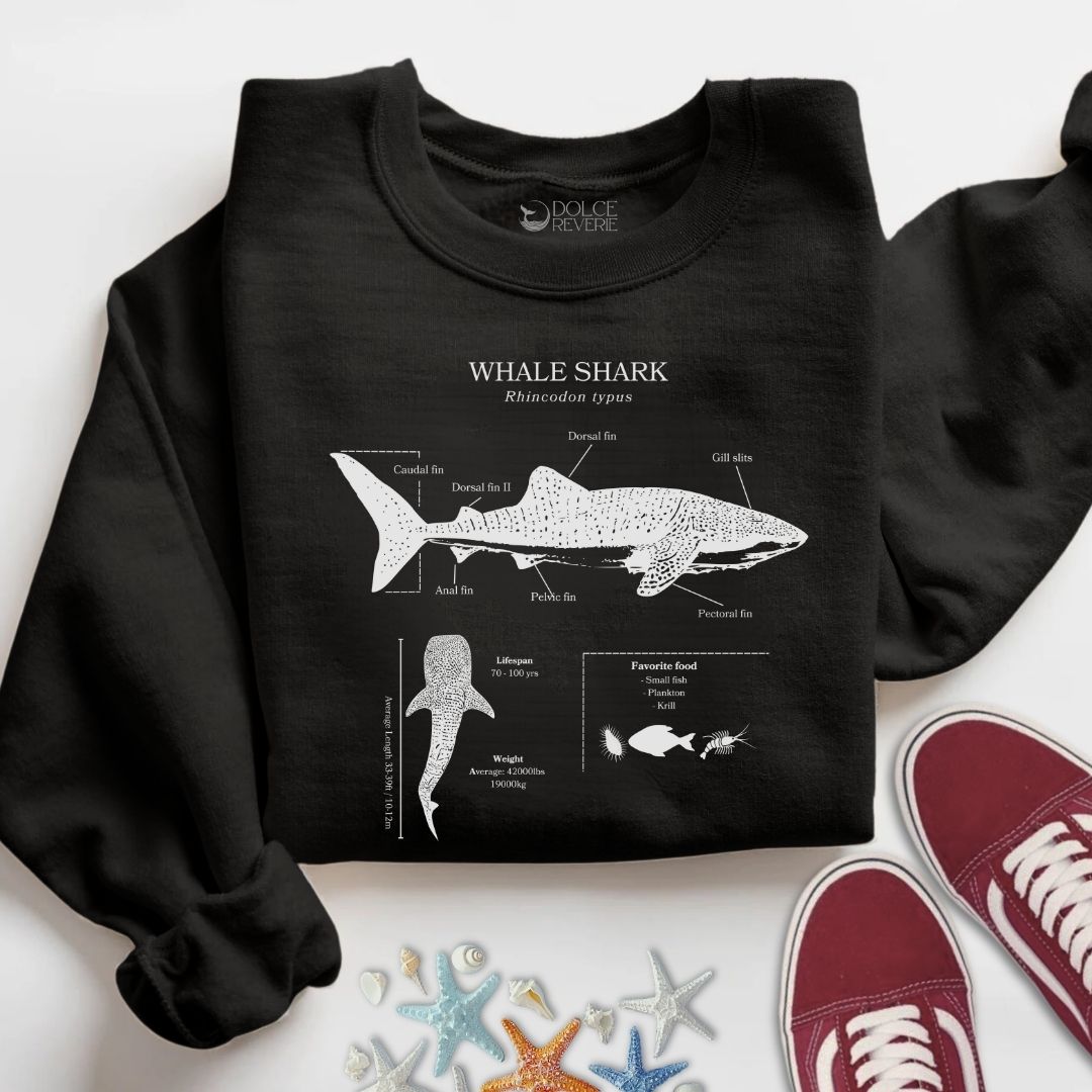 Whale Shark Anatomy Sweatshirt