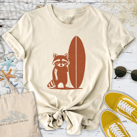 Surf Raccoon T-Shirt