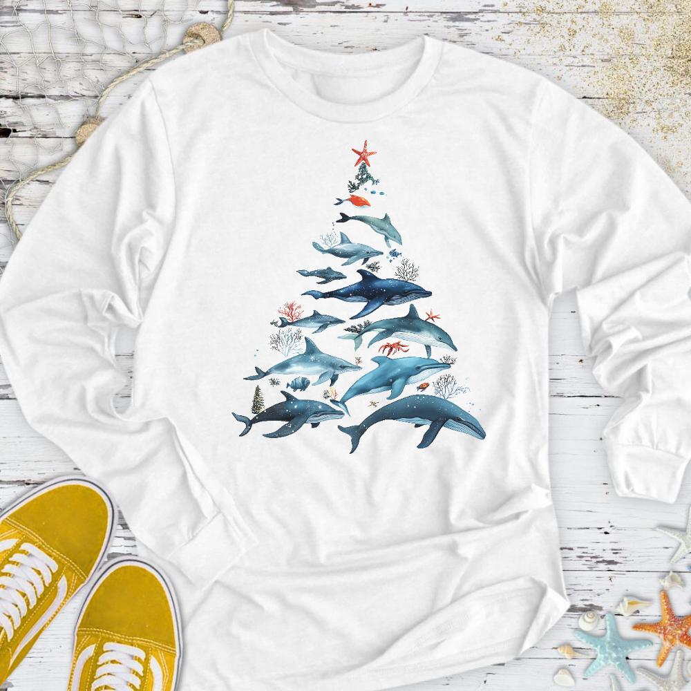 Marine Christmas Long Sleeve Tee