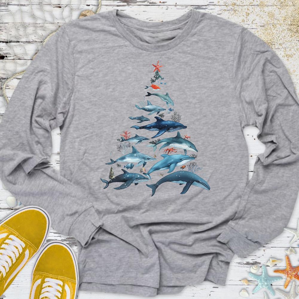 Marine Christmas Long Sleeve Tee