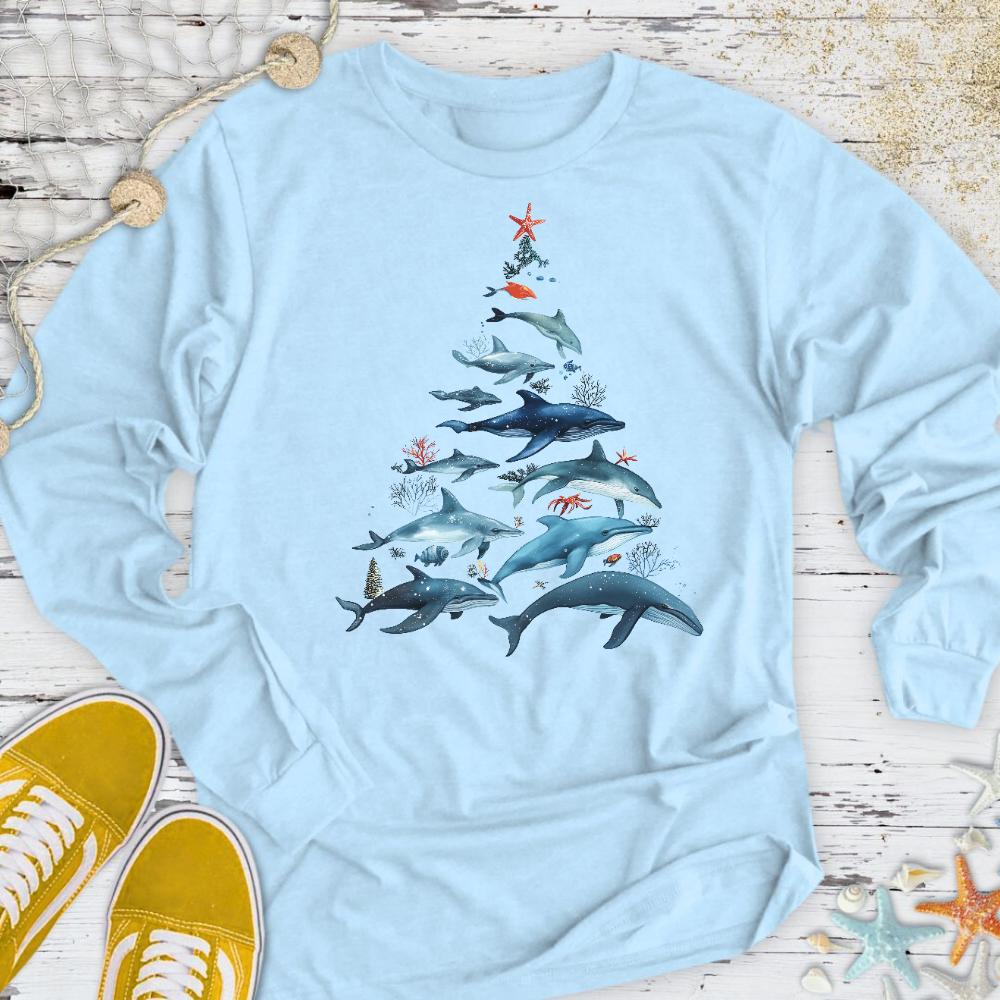 Marine Christmas Long Sleeve Tee