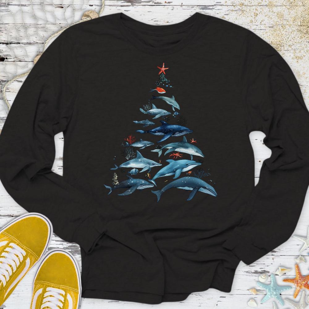 Marine Christmas Long Sleeve Tee