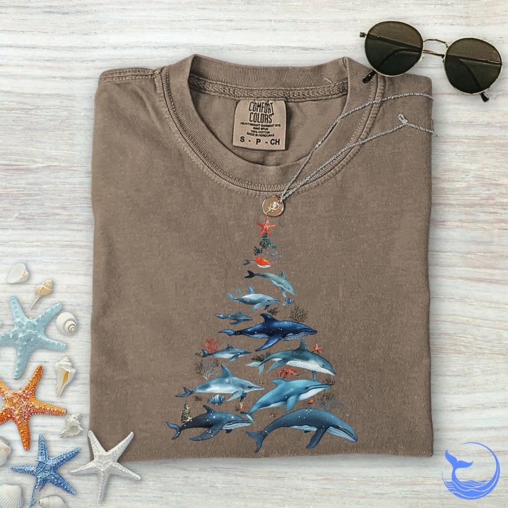 Marine Christmas Comfort Colors T-Shirt