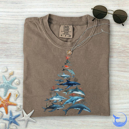 Marine Christmas Comfort Colors T-Shirt