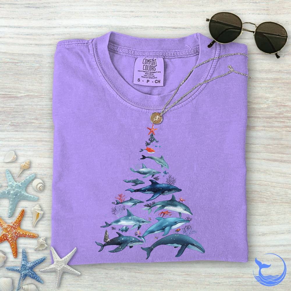 Marine Christmas Comfort Colors T-Shirt