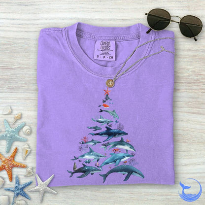 Marine Christmas Comfort Colors T-Shirt