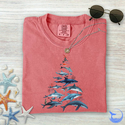 Marine Christmas Comfort Colors T-Shirt