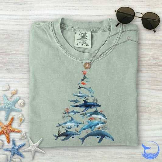 Marine Christmas Comfort Colors T-Shirt