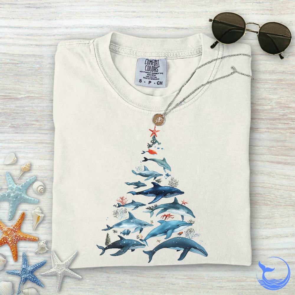 Marine Christmas Comfort Colors T-Shirt