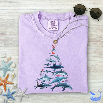 Marine Christmas Comfort Colors T-Shirt
