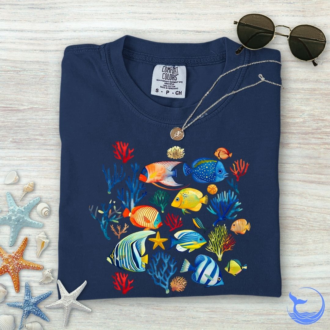 Colorful Fish Comfort Colors T-Shirt