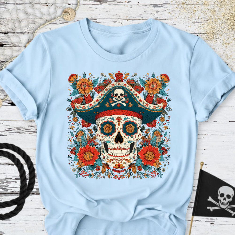 Mexican Pirate Skull T-Shirt