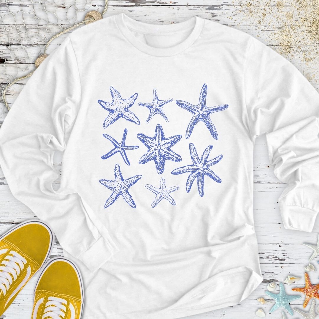 Vintage Starfish Long Sleeve Tee