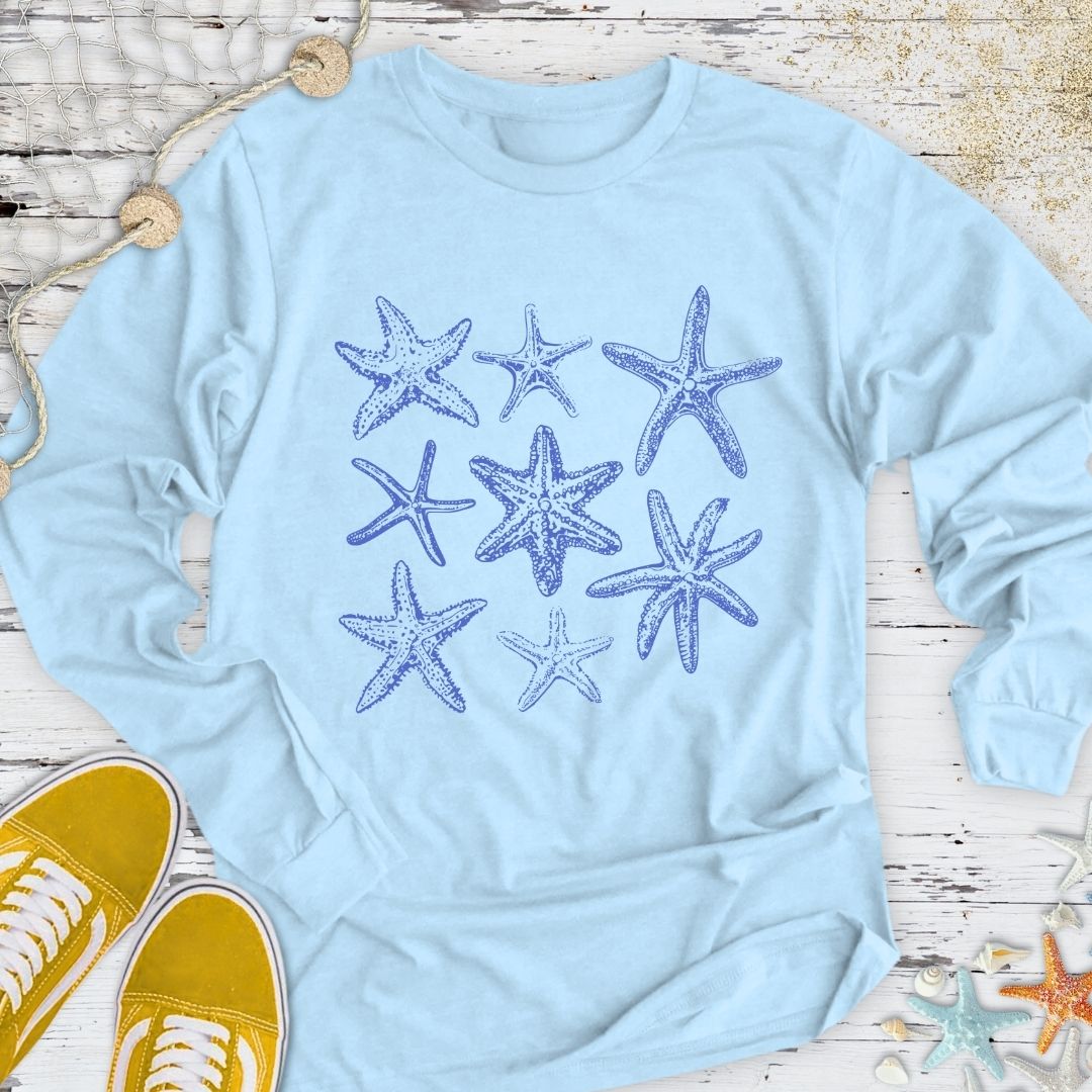Vintage Starfish Long Sleeve Tee