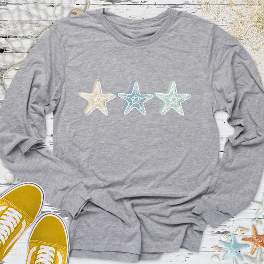 3 Starfish Long Sleeve Tee