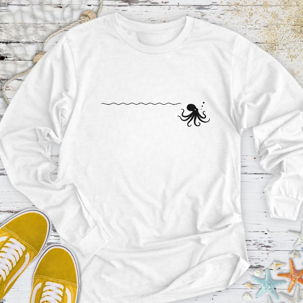 Octopus Trail Long Sleeve Tee