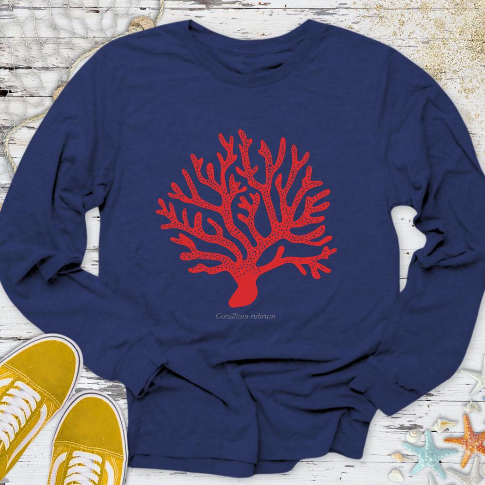 Red Coral Long Sleeve Tee