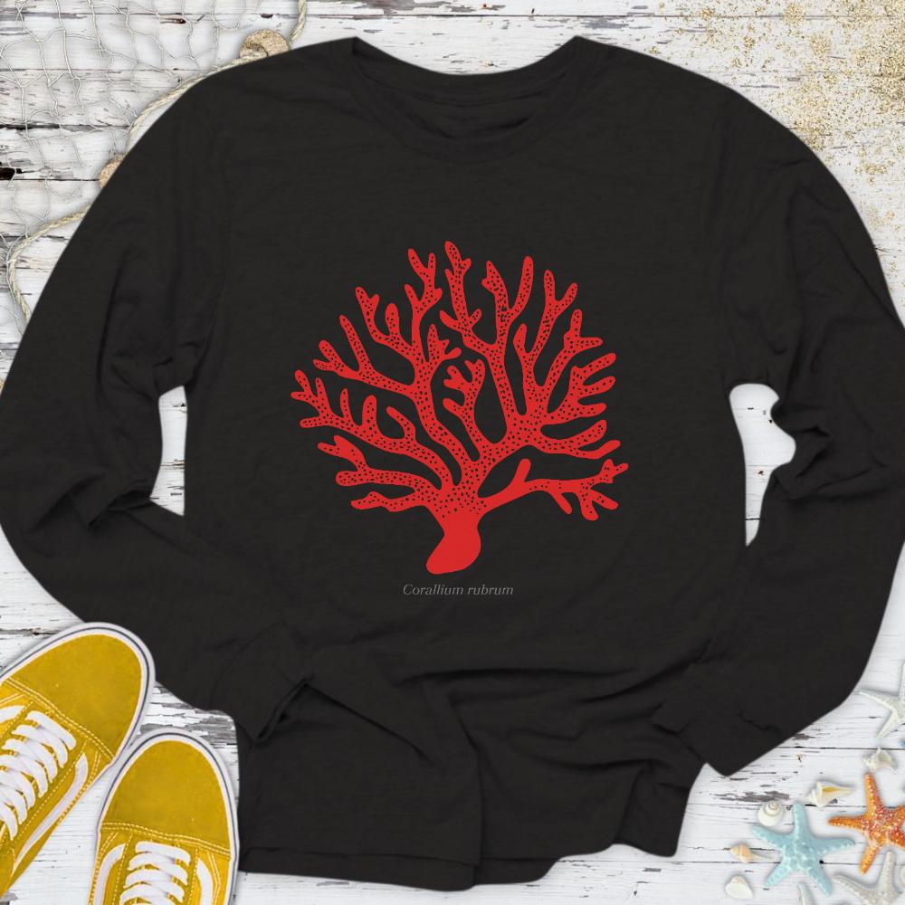 Red Coral Long Sleeve Tee
