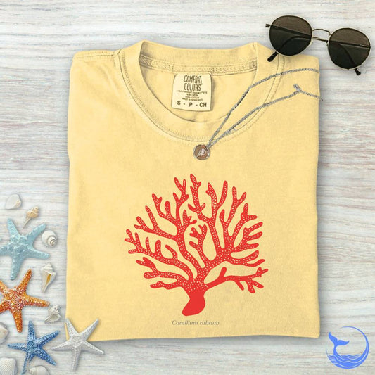Red Coral Comfort Colors T-Shirt