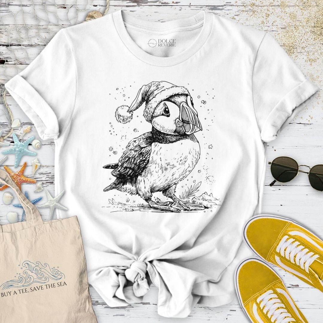 Christmas Puffin T-Shirt