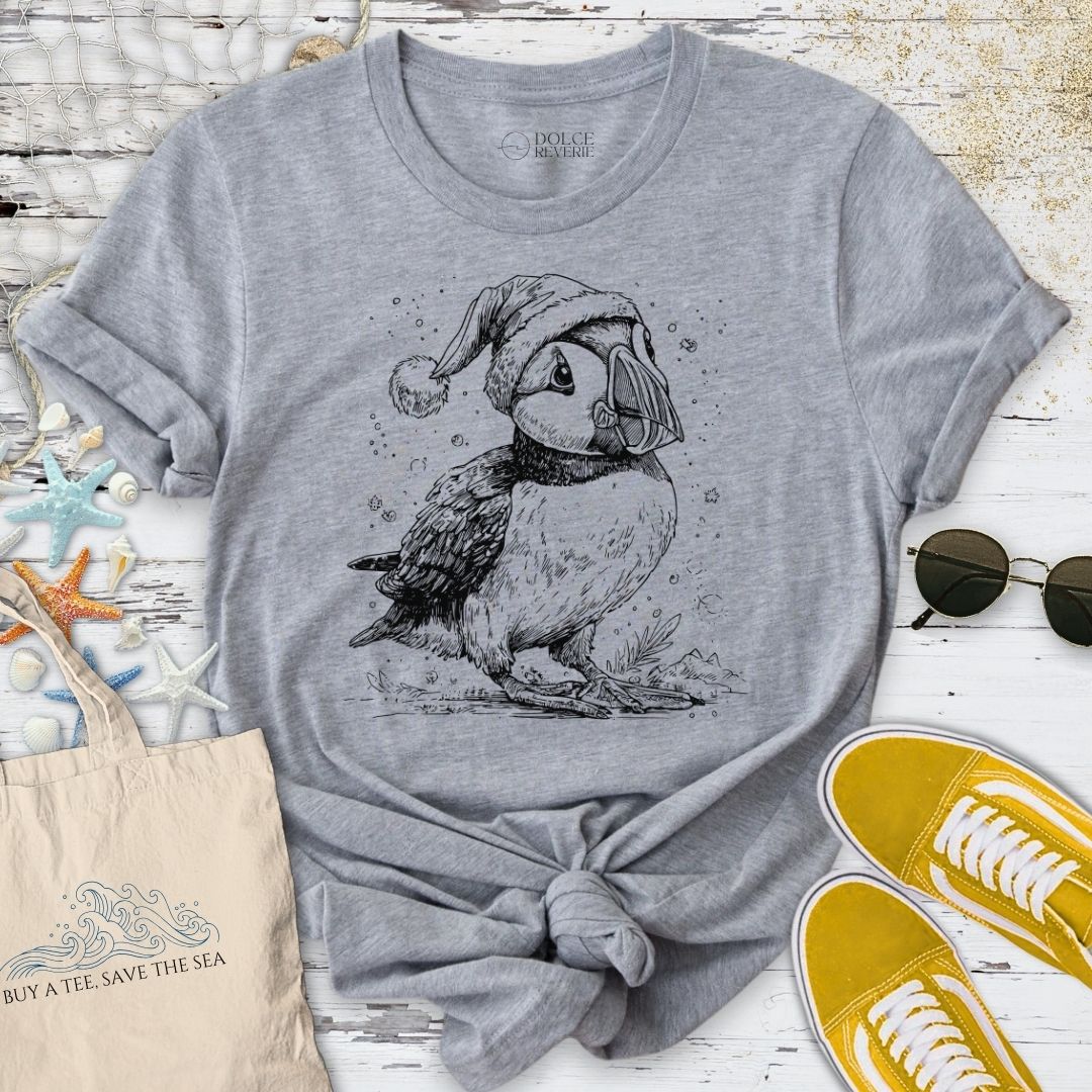 Christmas Puffin T-Shirt