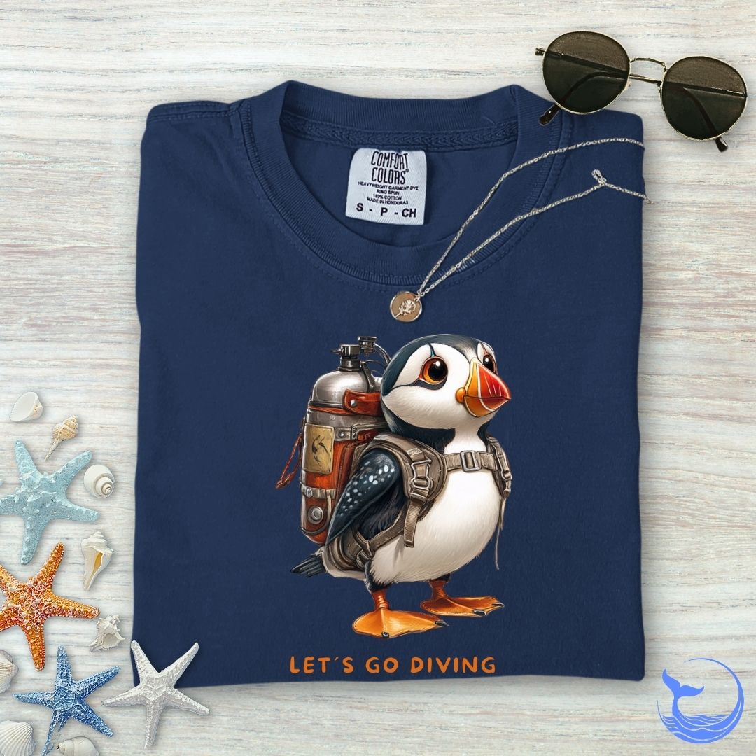 Puffin Diver Comfort Colors T-Shirt
