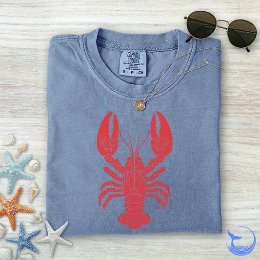 Tribal Lobster Comfort Colors T-Shirt