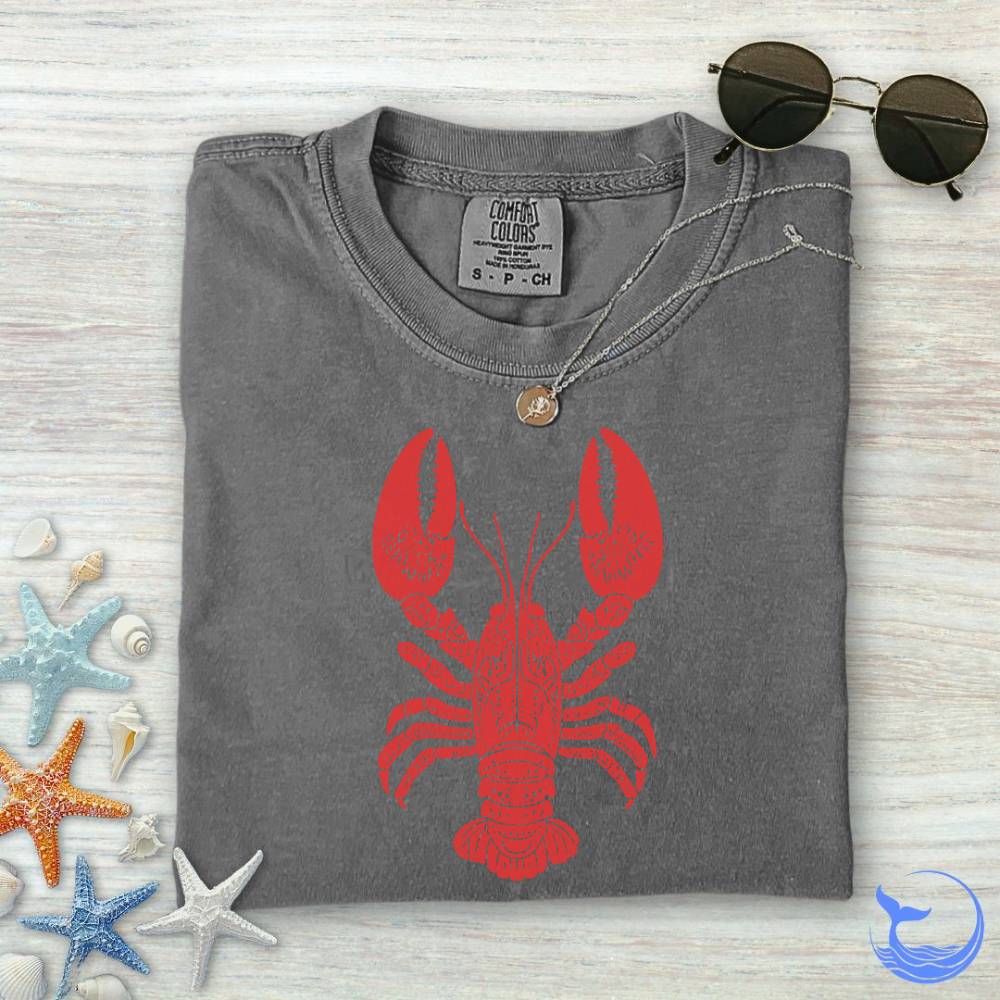 Tribal Lobster Comfort Colors T-Shirt