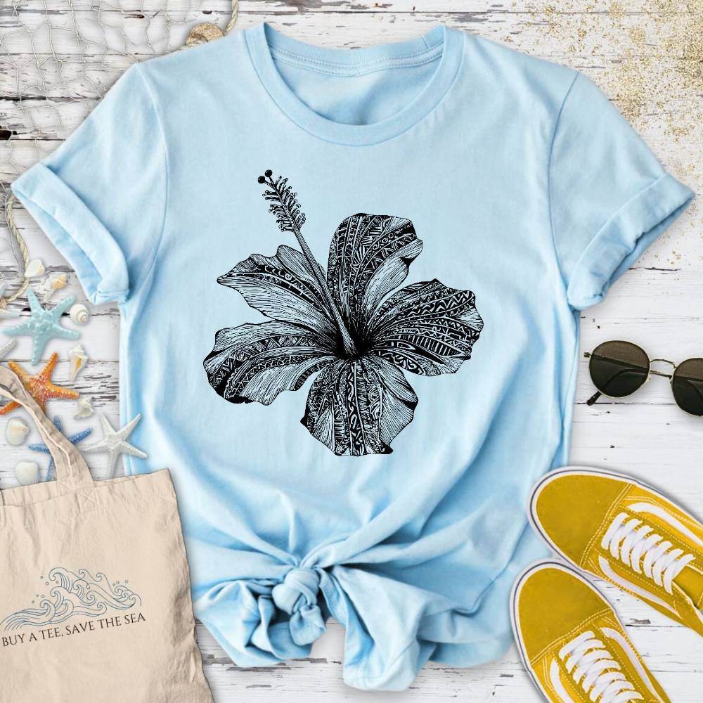 Tribal Hibiscus T-Shirt
