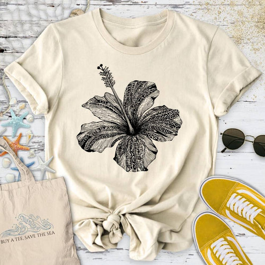 Tribal Hibiscus T-Shirt