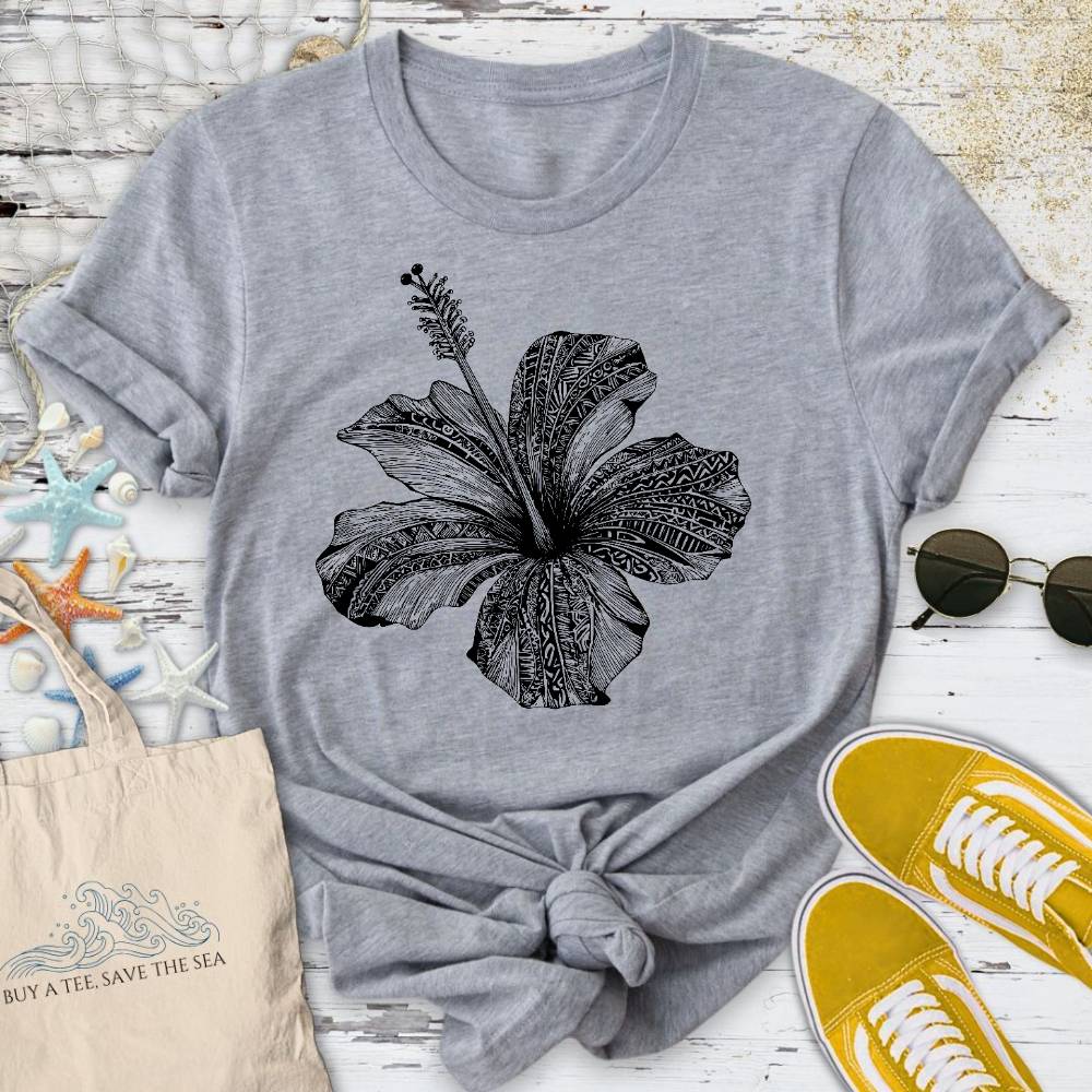 Tribal Hibiscus T-Shirt