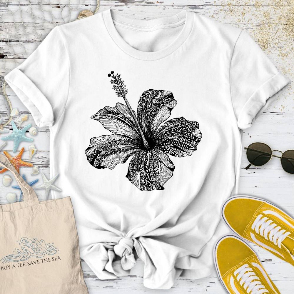 Tribal Hibiscus T-Shirt