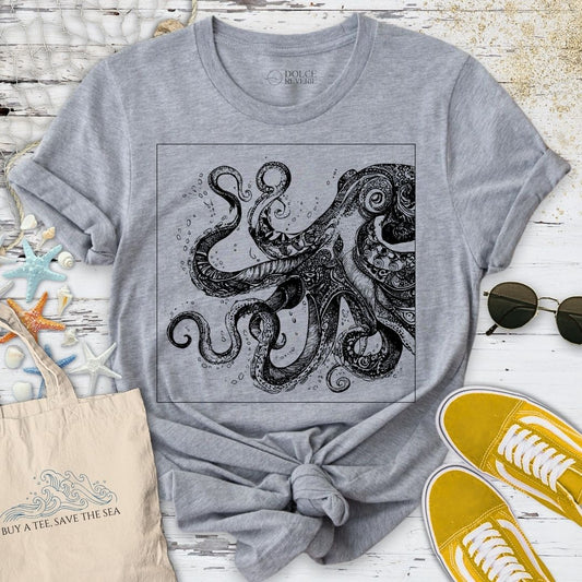 Octopus Zentangle T-Shirt