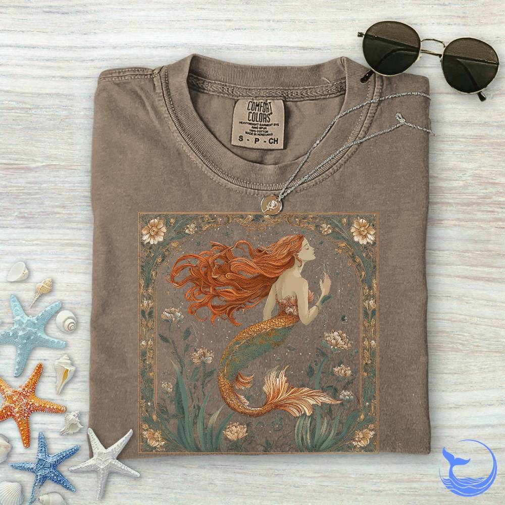 Mermaid Art Nouveau Comfort Colors T-Shirt