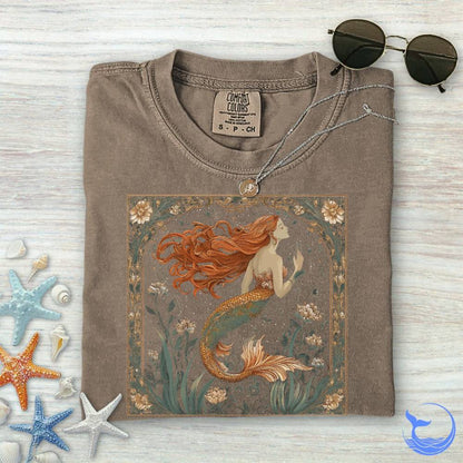 Mermaid Art Nouveau Comfort Colors T-Shirt