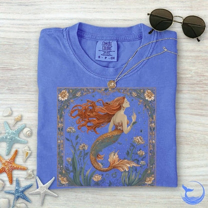 Mermaid Art Nouveau Comfort Colors T-Shirt
