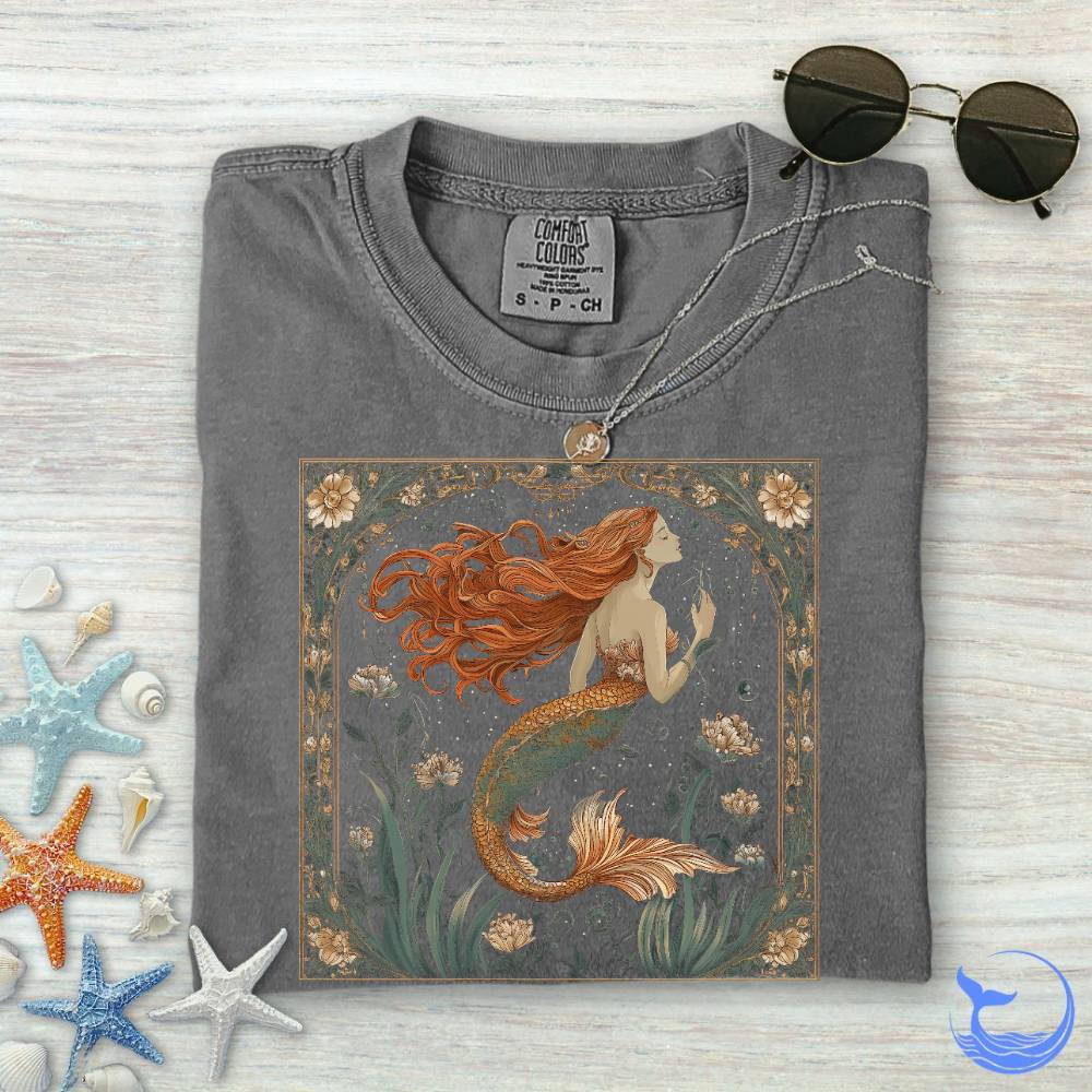 Mermaid Art Nouveau Comfort Colors T-Shirt