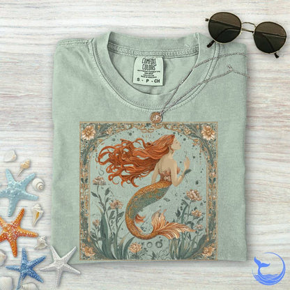 Mermaid Art Nouveau Comfort Colors T-Shirt