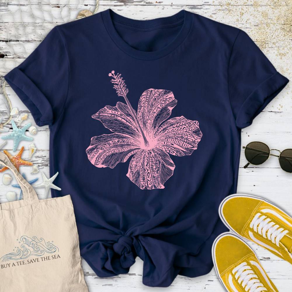 Tribal Hibiscus T-Shirt