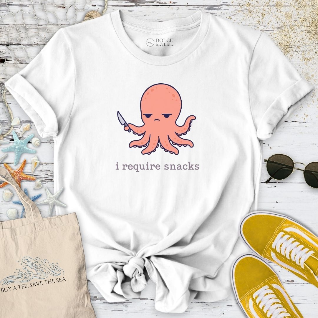 I Require Snacks Octopus T-Shirt