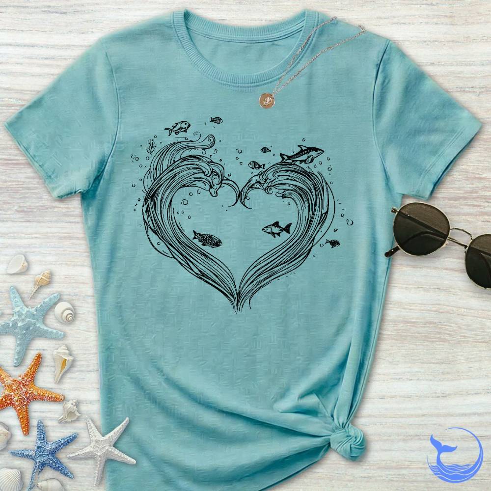 Heart Waves Women's T-Shirt