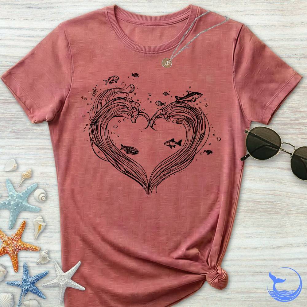 Heart Waves Women's T-Shirt