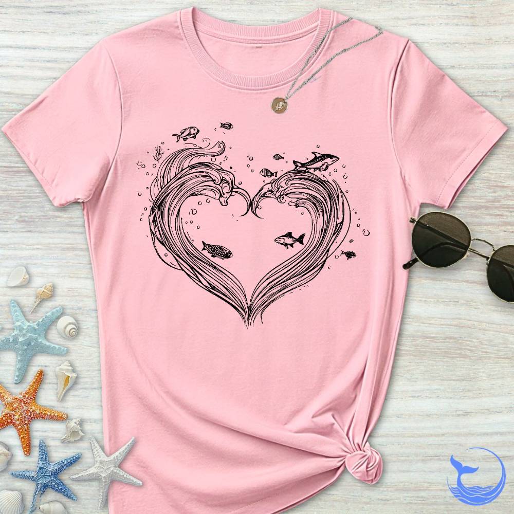 Heart Waves Women's T-Shirt