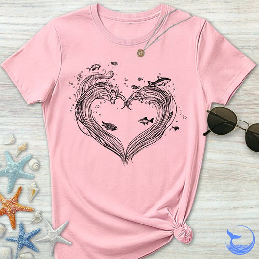 Heart Waves Women's T-Shirt