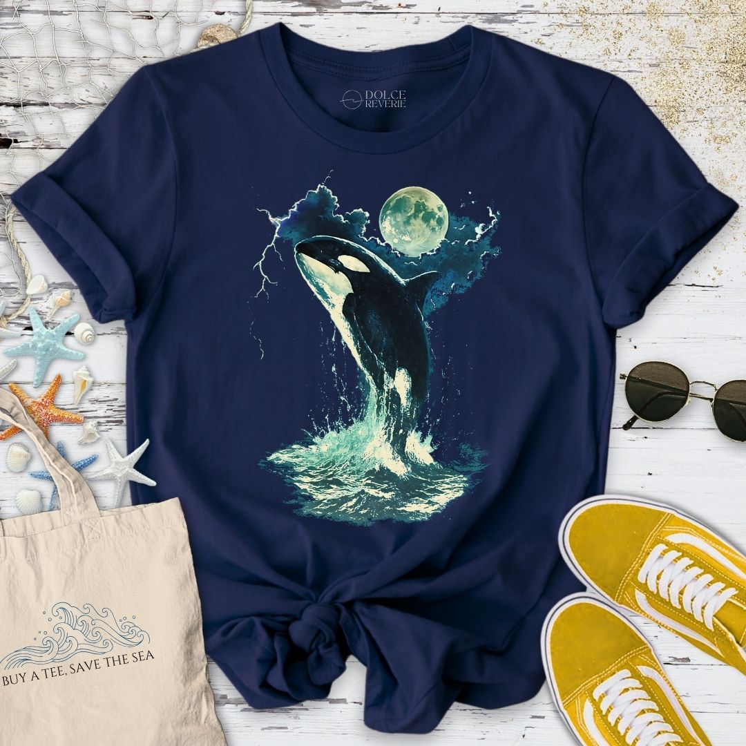 Vintage Full Moon Orca T-Shirt