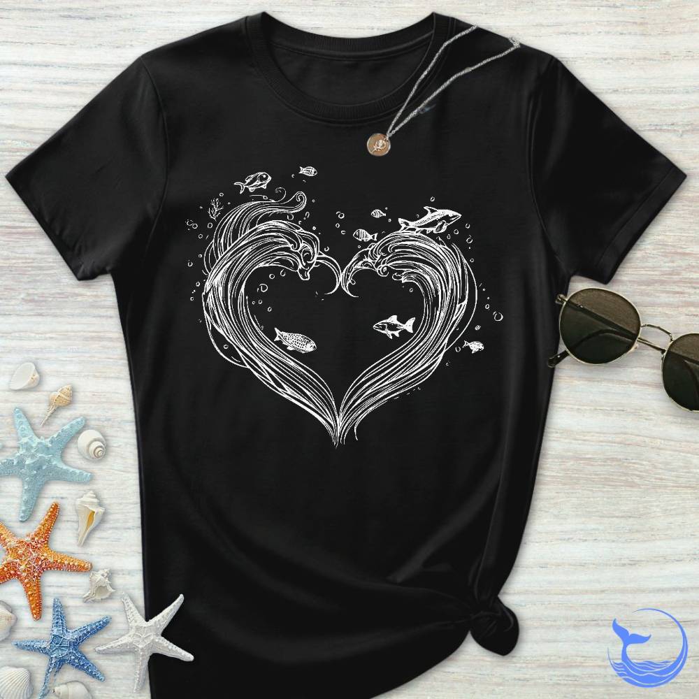 Heart Waves Women's T-Shirt