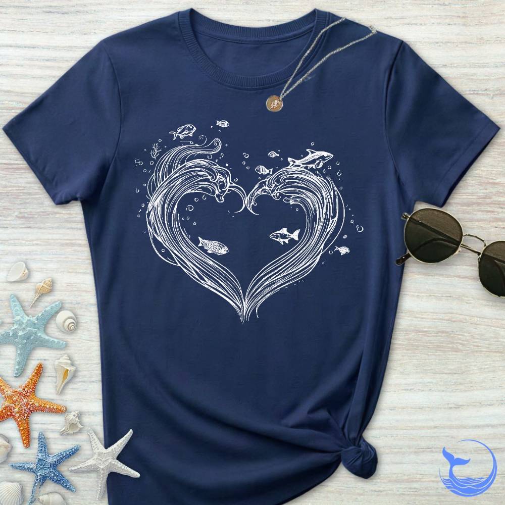 Heart Waves Women's T-Shirt