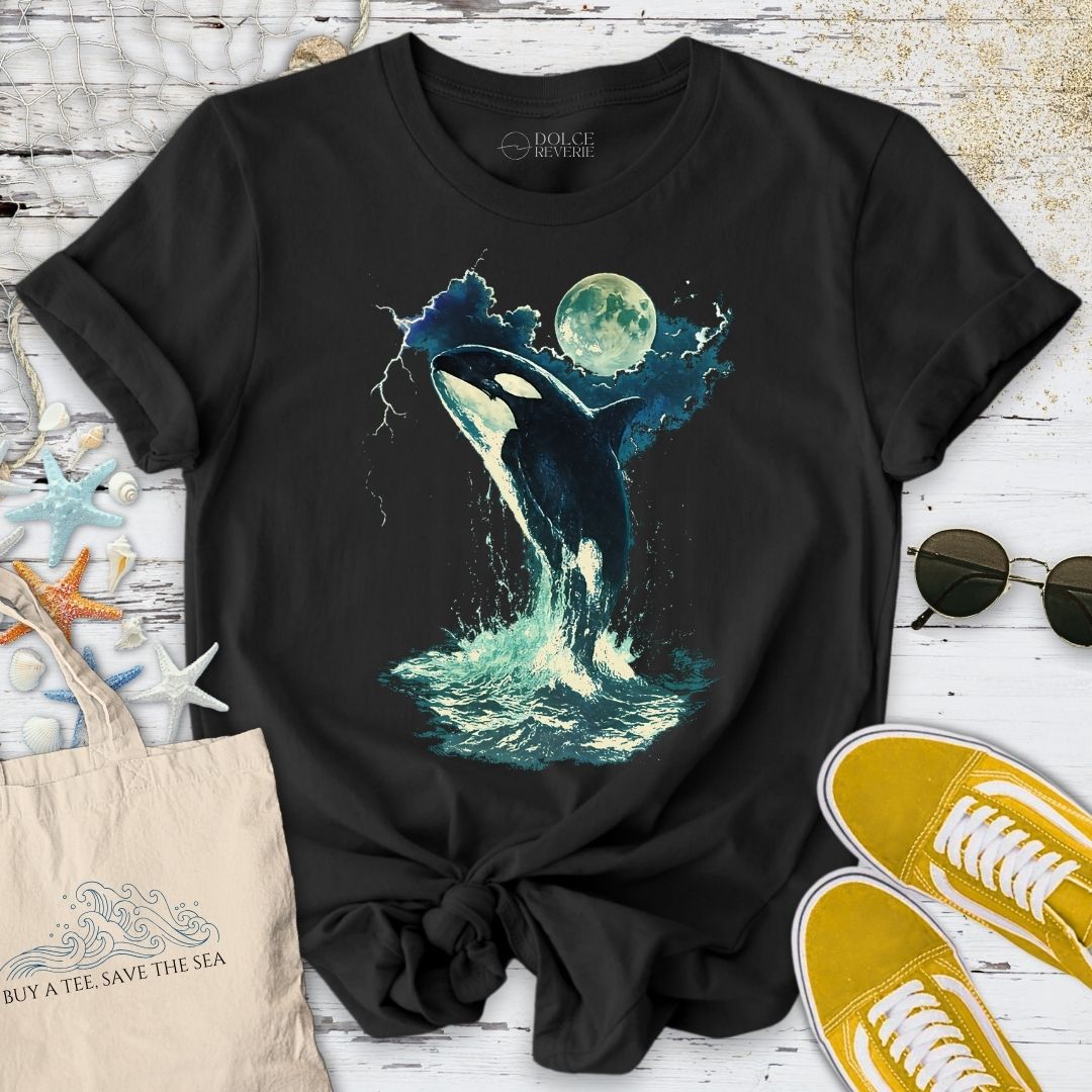 Vintage Full Moon Orca T-Shirt