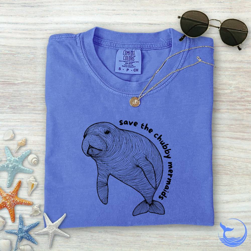 Chubby Mermaids Comfort Colors T-Shirt